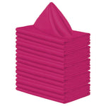 serviettes table gris bleu marine uni soyeuses réutilisables lavables événements fêtes