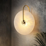 applique murale led marbre moderne blanc noir éclairage cuisine chambre couloir moderne