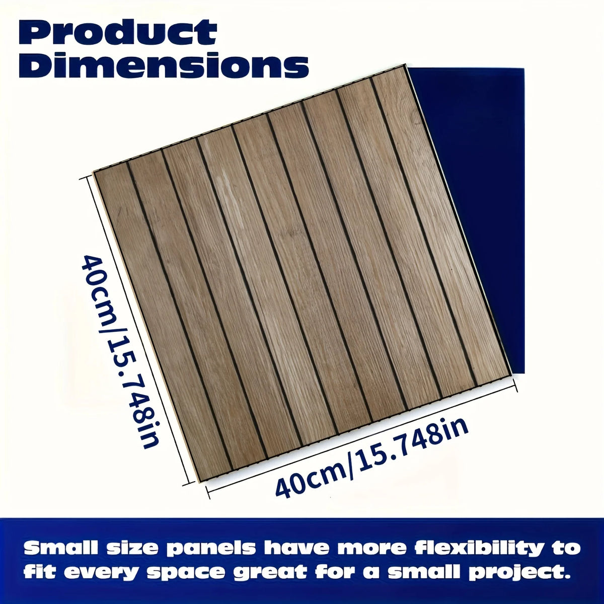 panneaux decoratifs 3d effet bois marron clair adhésifs anti taches moderne minimaliste 40x40cm