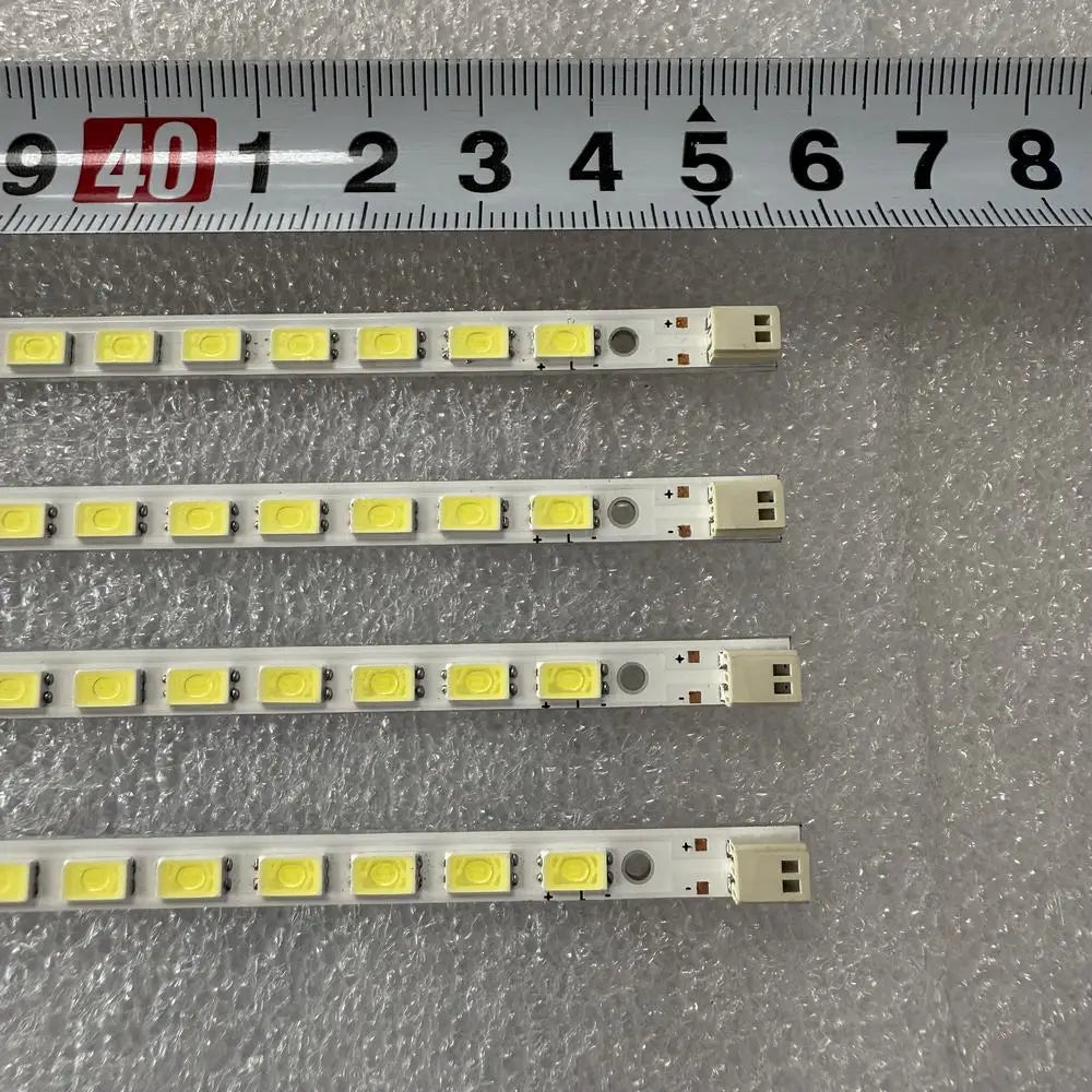 ruban led blanc jaune carré moderne clips bouton fixation télévision samsung 40cm