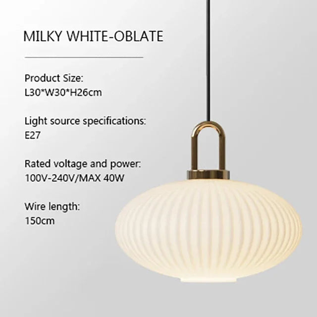 lampe suspendue transparente dorée rayures horizontales moderne filament câble électrique 90v 260v 249lm 2000lm
