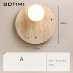 lampe murale moderne bois naturel texture grunge éclairage chambre entrée fixée mur