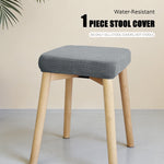 housse chaise moderne tissu carreaux gris élastique protection siège banquet mariage