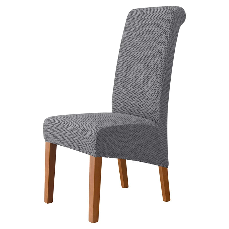 housse chaise moderne tissu géométrique vert clair protection salissures 35 43cm haute qualité