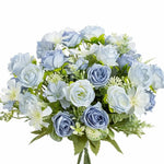 bouquet fleurs artificielles roses soie mariage décoration extérieur intérieur moderne minimaliste