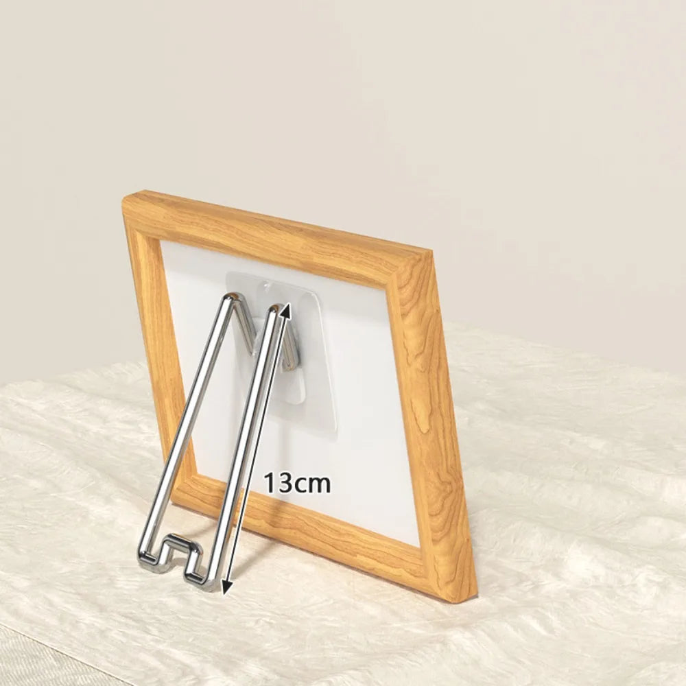 supports cadre photo adhésifs modernes blanc doré argenté lisses opaques 13cm 18cm 23cm
