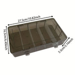 boîte rangement transparente moderne pratique clips compartiments outils vis accessoires organisation atelier maison