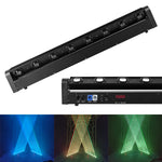 projecteur led scène dmx noir moderne boutons contrôle affichage numérique 96w 90v240v