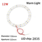 Anneaux lumineux led blanc moderne 10w 12w diamètre 112mm 156mm