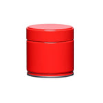 boîtes thé rondes modernes couleurs blanc rouge orange minimaliste résistantes humidité maison voyages