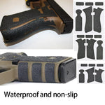 grip antidérapant adhésif poignée pistolet noir marron clair moderne texture tactique imperméable pvc