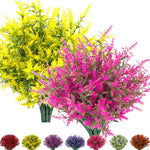 Fleurs artificielles lavande dans un vase pour intérieur
