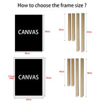 Cadre photo bois multicolore pour décoration chambre