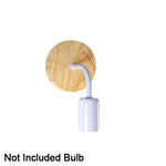 lampe murale industrielle moderne bois naturel noir verre opalin éclairage cuisine chambre coucher