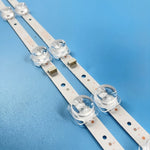 bande lumineuse led blanc moderne connecteurs 744mm 10x2 tv rétro éclairage