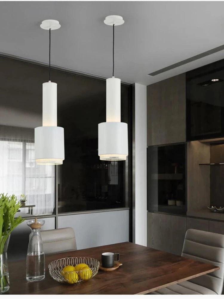 Suspension lumineuse moderne or noir blanc éclairage chambre salon minimaliste