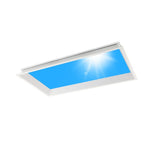 lampe moderne tri color bleu blanc ciel simulé interrupteur 600*300*75mm