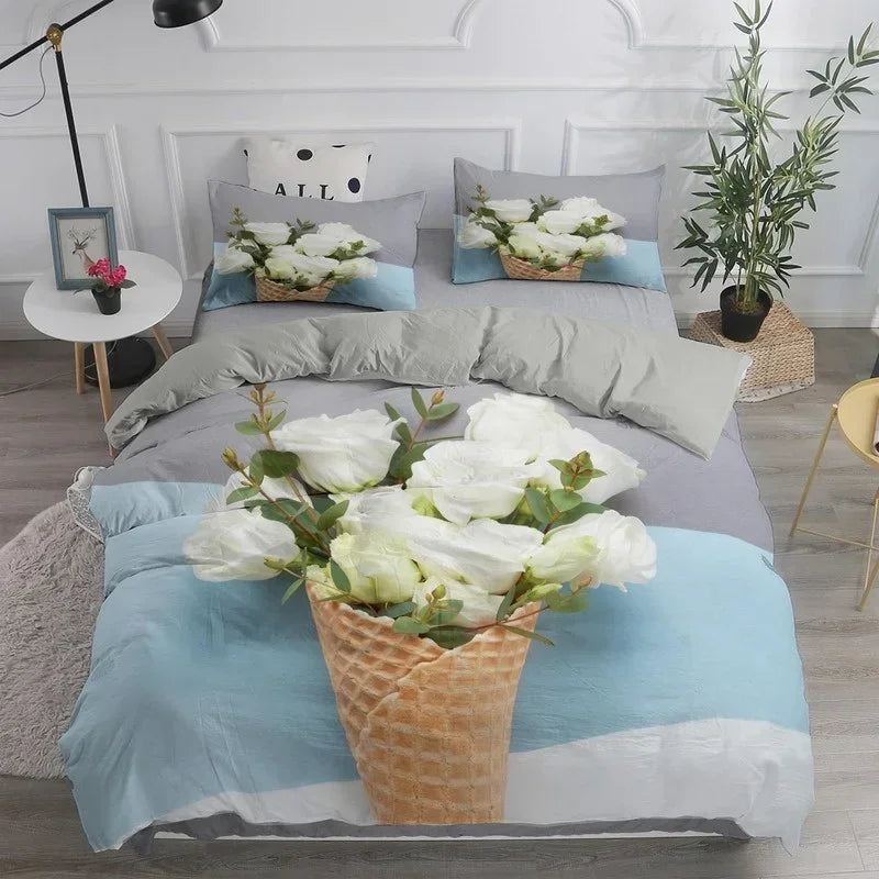Parure de lit 90x190 dans différentes couleurs disponibles