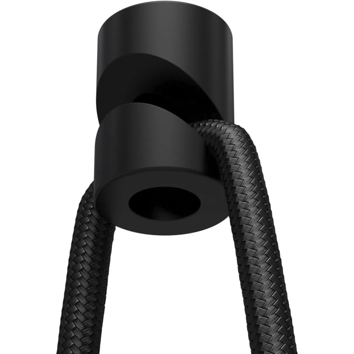 supports câble noir modernes lustres suspendus clip montage mur