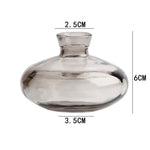 vases transparents modernes vases bleu clair verre minimaliste arrangement fleurs