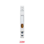 interrupteur électrique moderne blanc rouge flux lumineux faible tension 220v alternatif