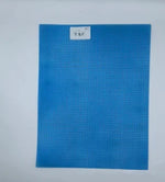 tissu aida moderne points réguliers noir blanc bleu marron clair couture broderie tricot