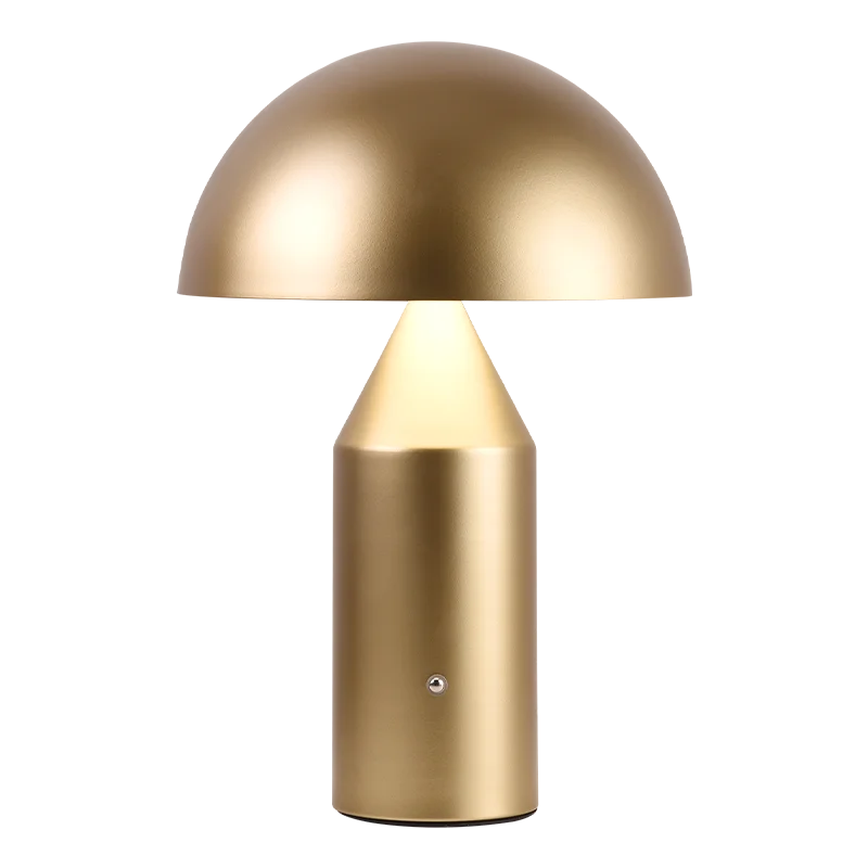 lampe table moderne or noir ambre led controle tactile usb charge chambre contemporaine compact