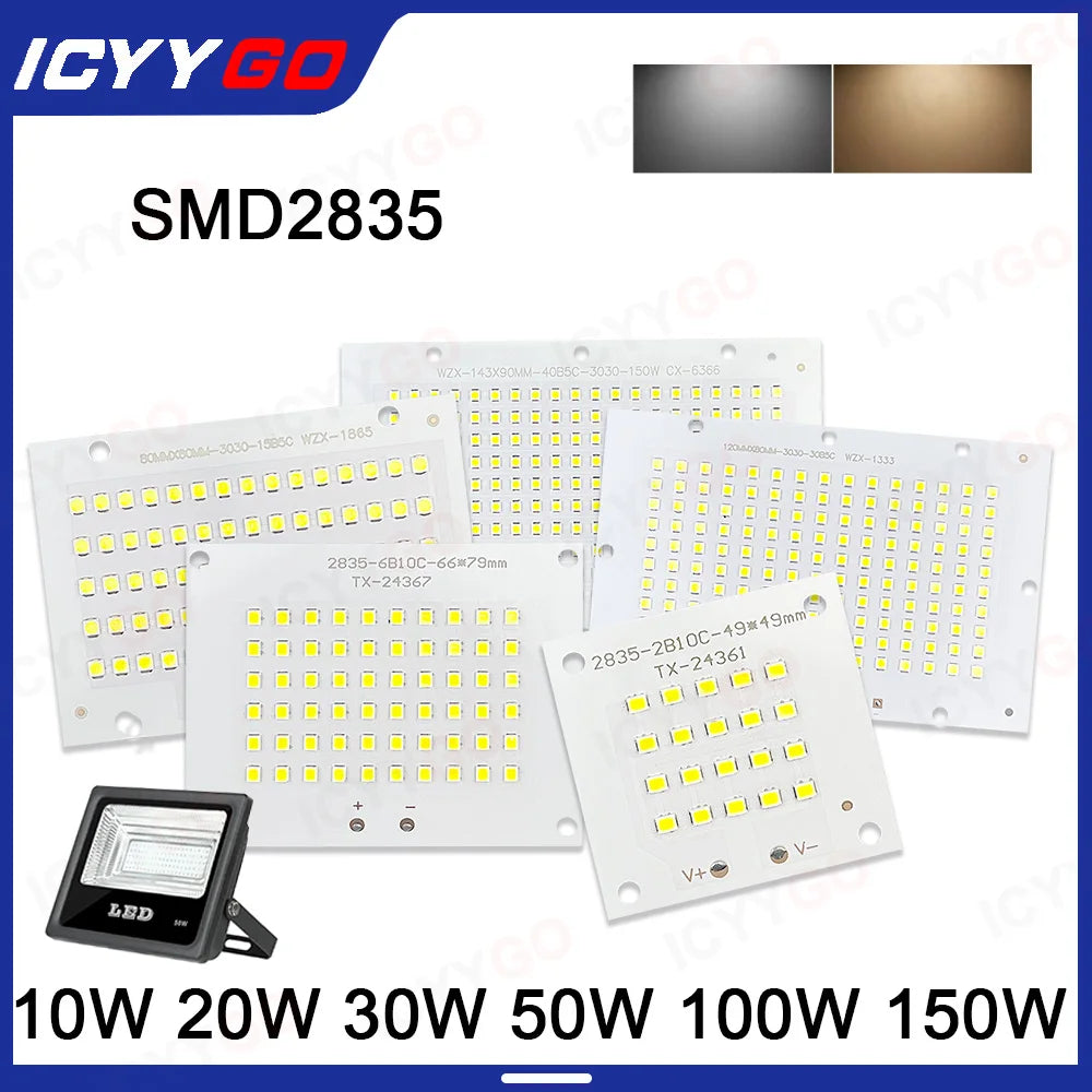 plaque led rectangulaire blanche diodes smd2835 éclairage extérieur jardin lampadaire moderne