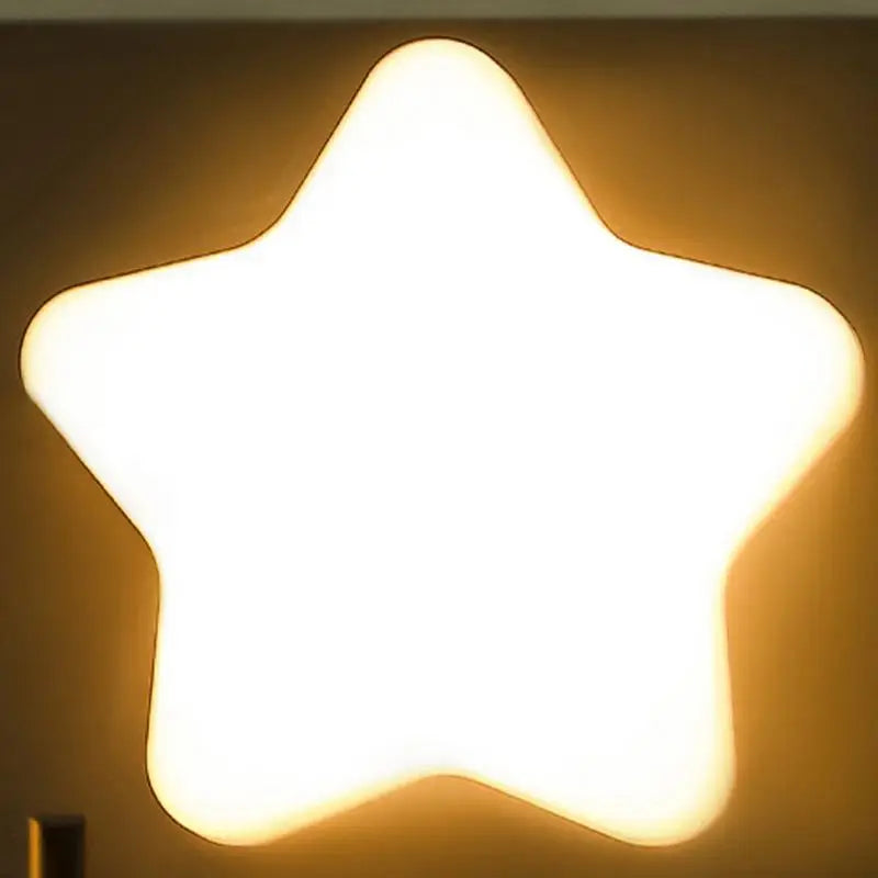 lampe nuit led étoile blanche moderne sans fixation chambre adulte enfant