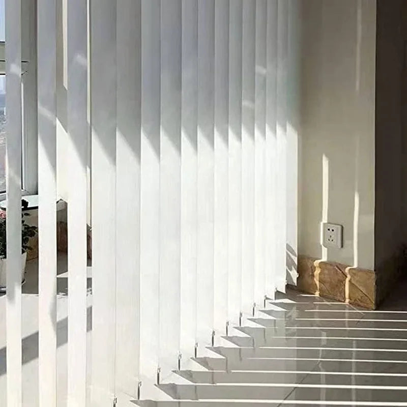 plaque plastique poids lamelles store vertical accessoire remplacement blanc moderne minimaliste extérieure