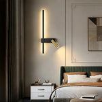 lampe murale moderne minimaliste rotation interrupteur mural protection yeux chambre salon étude
