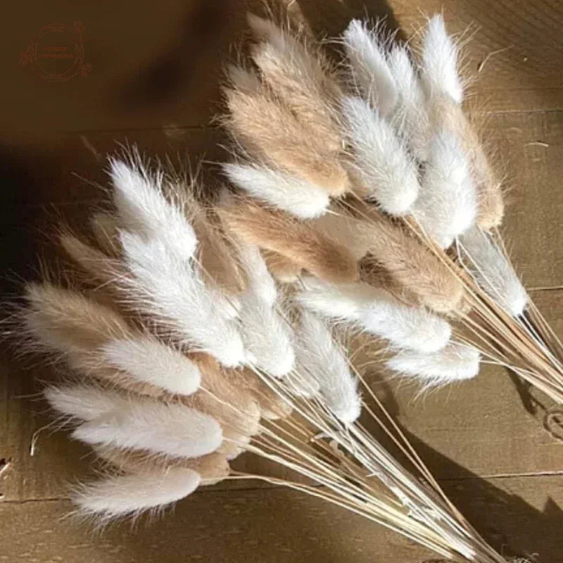 décoration naturelle plumes séchées blanches douces rustique anniversaire mariage deco maison