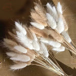 décoration naturelle plumes séchées blanches douces rustique anniversaire mariage deco maison