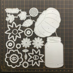 découpe papier gabarit floral géométrique abstrait art deco lettres noël opaques bricolage scrapbooking