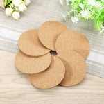 coasters liège marron clair texture naturelle moderne respectueux environnement