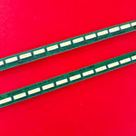 bande led vert rectangles blancs éclairage spécial téléviseur moderne connecteurs électriques 63 lampes 605mm