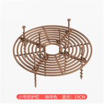 grille protection pot fleur marron clair moderne 19cm 30cm 52cm occlusion horizontal minimaliste
