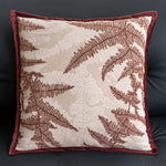 housse coussin polyester géométrique chevaux marron blanc moderne décoration intérieure nordique fixations