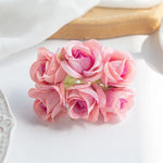 fleurs artificielles soie roses blanches couronne mariage romantique décoration intérieure anniversaire baby shower