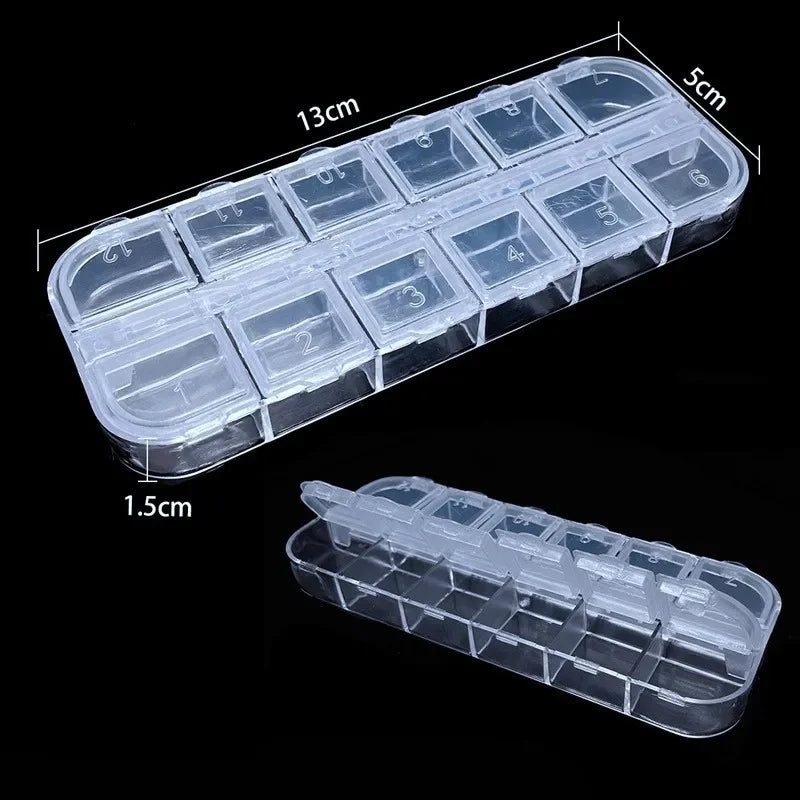 boîtes rangement bijoux transparentes compartiments clips modernes organisation bagues boucles d'oreilles