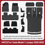 tapis sol voiture tesla model noir rayures horizontales moderne résistants lusure 10pcs sets