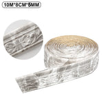 bordure plinthe auto adhésive ornements floraux beige gris marron rose blanc classique