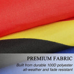 décoration murale drapeau mexicain polyester dorés rayures horizontales fleurs stylisées vert blanc rouge classique
