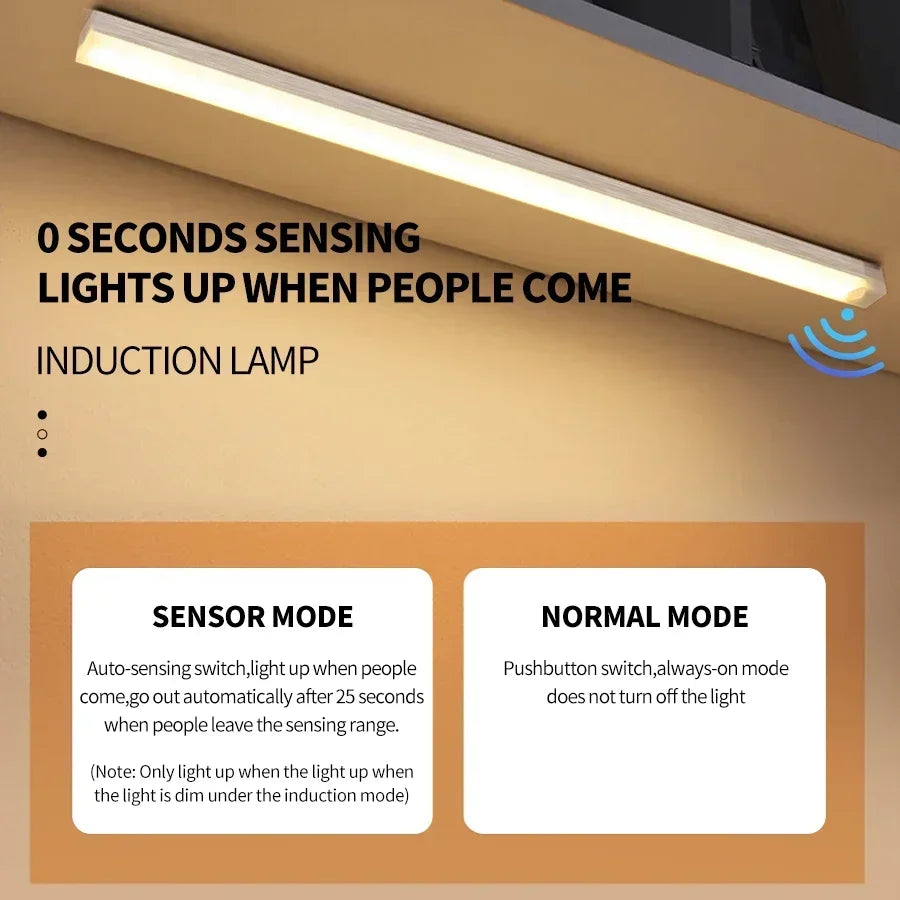 veilleuse led rechargeable capteur mouvement adhésif blanc moderne chambre cuisine
