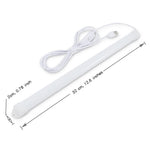 lampe led aimantée usb moderne blanc mat 32cm 5v warm white light