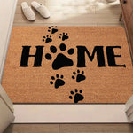 tapis d'entrée moderne or noir blanc sweet empreintes pattes love cœur résistant extérieur adultes