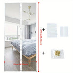 rideau moustiquaire magnétique noir blanc maille fine transparent moderne adhésif porte