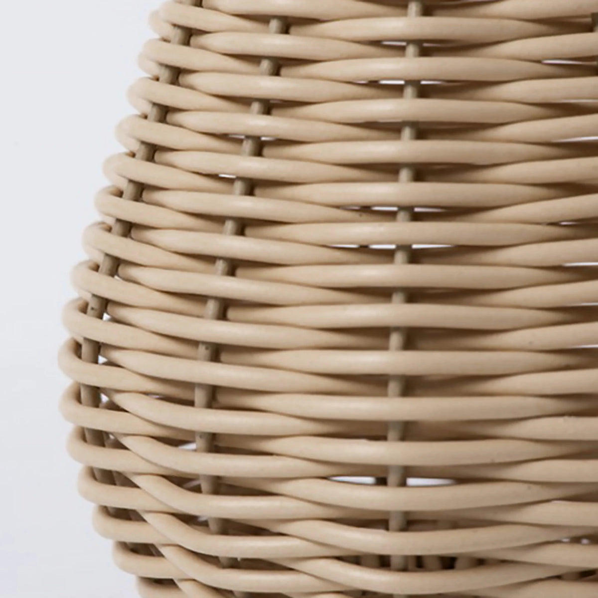 vase rotin tressé main beige clair décoration maison fleurs séchées traditionnel effet chic
