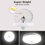 plafonnier led blanc moderne adhésif détecteur mouvement 110v 220v 15w 30w