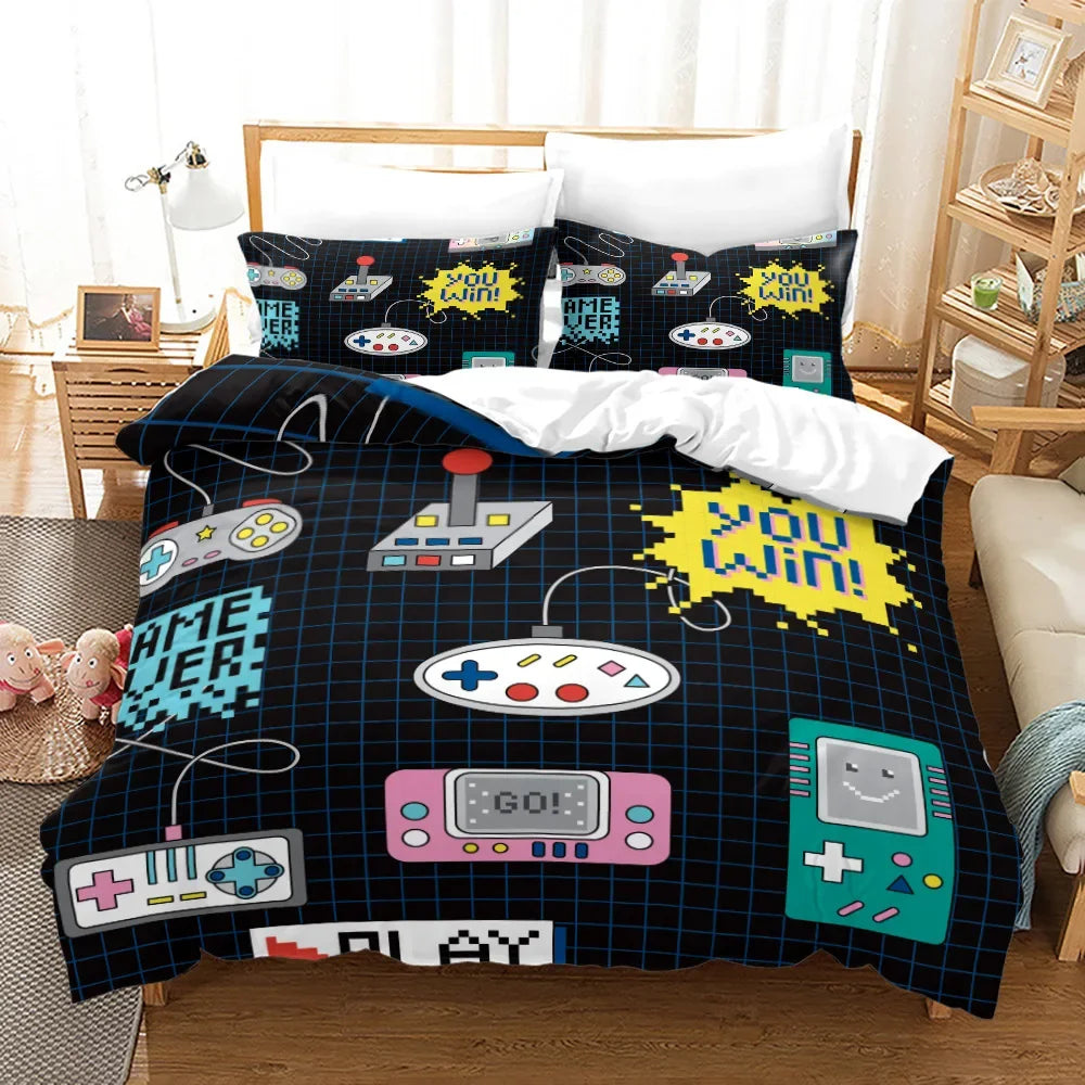 Literie moderne pour chambre de garcon gamer